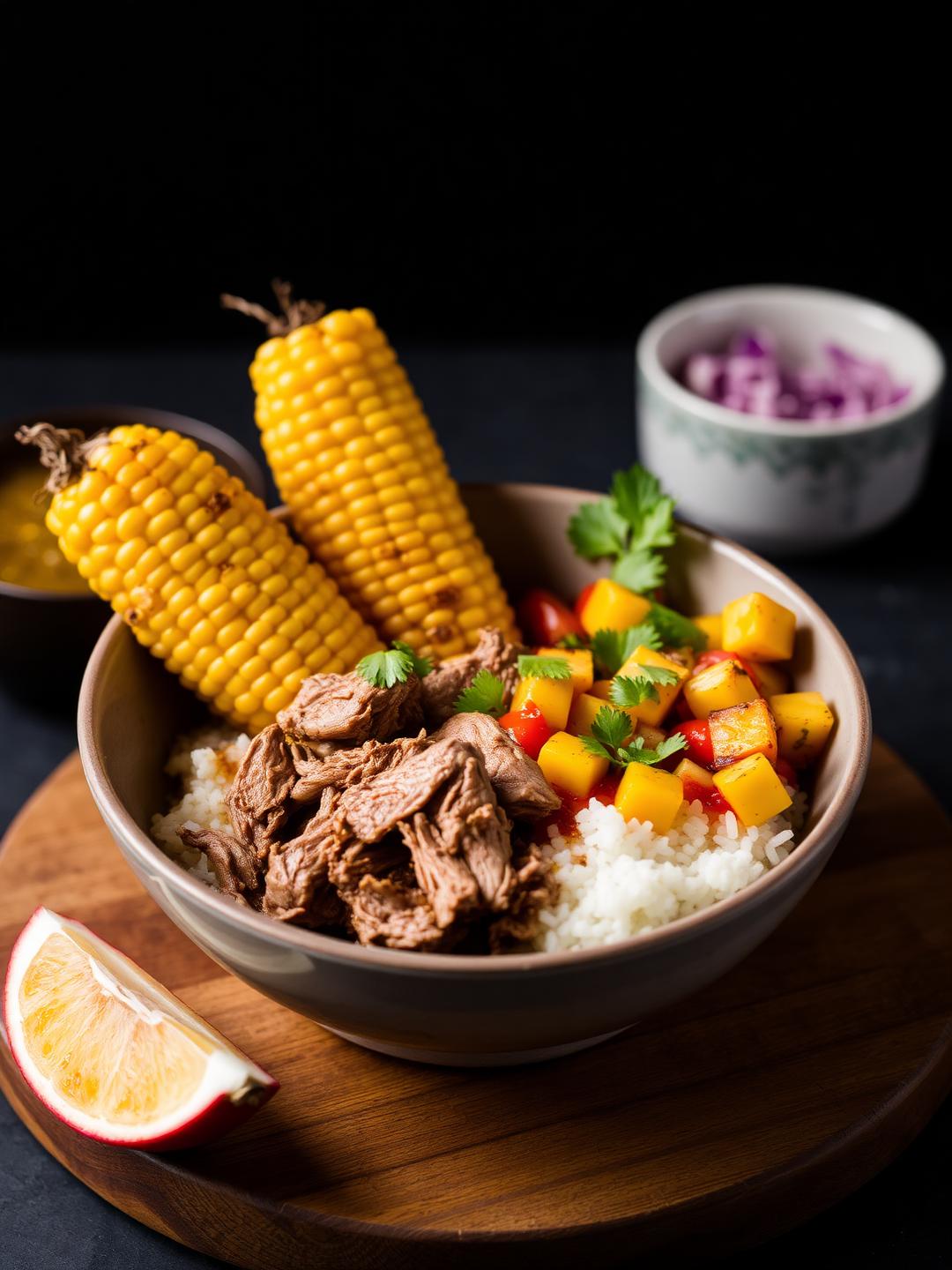 Arroz tipo lechona