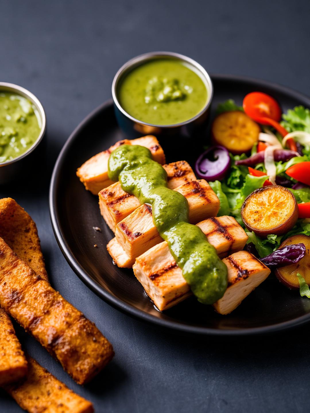 Menú de pollo